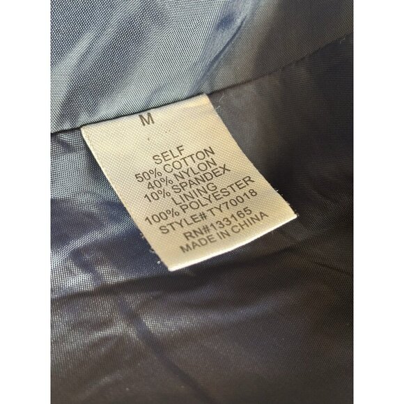 Altar'd State Womens Size M Black Gray Floral Velvet Lace Swing Jacket Belted - Picture 10 of 10